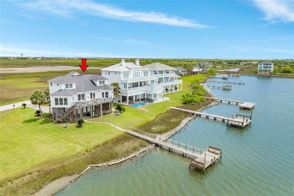 Aerial view of home