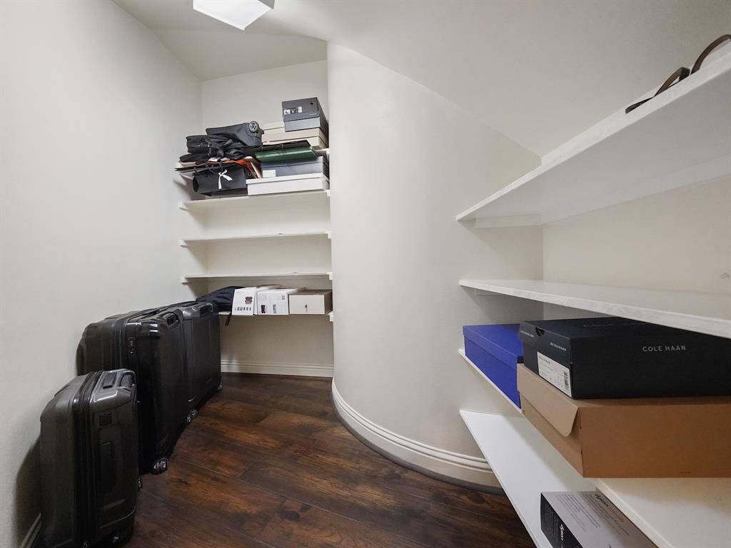 Closet space extends to beneath the stairwell allowing for ample storage space!