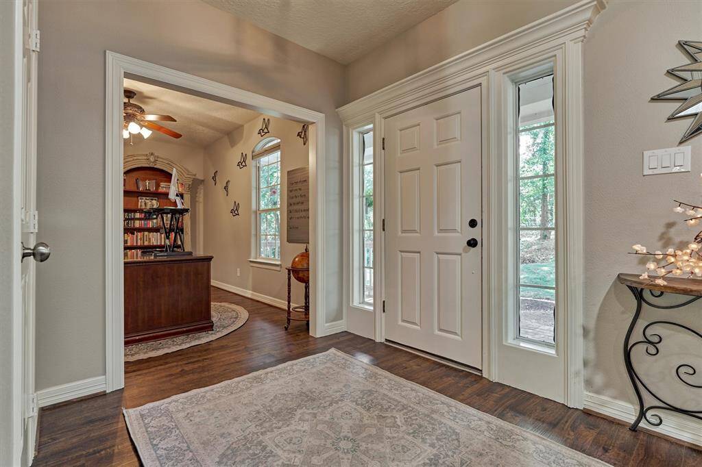 A peek into the study.