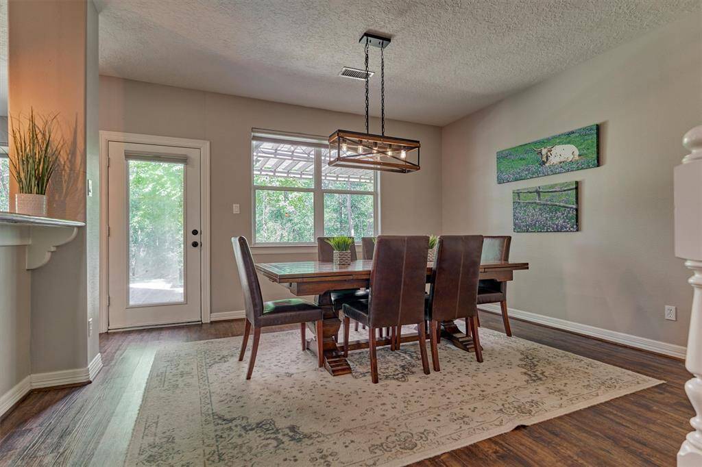 The dining room offers even more space for meals together.