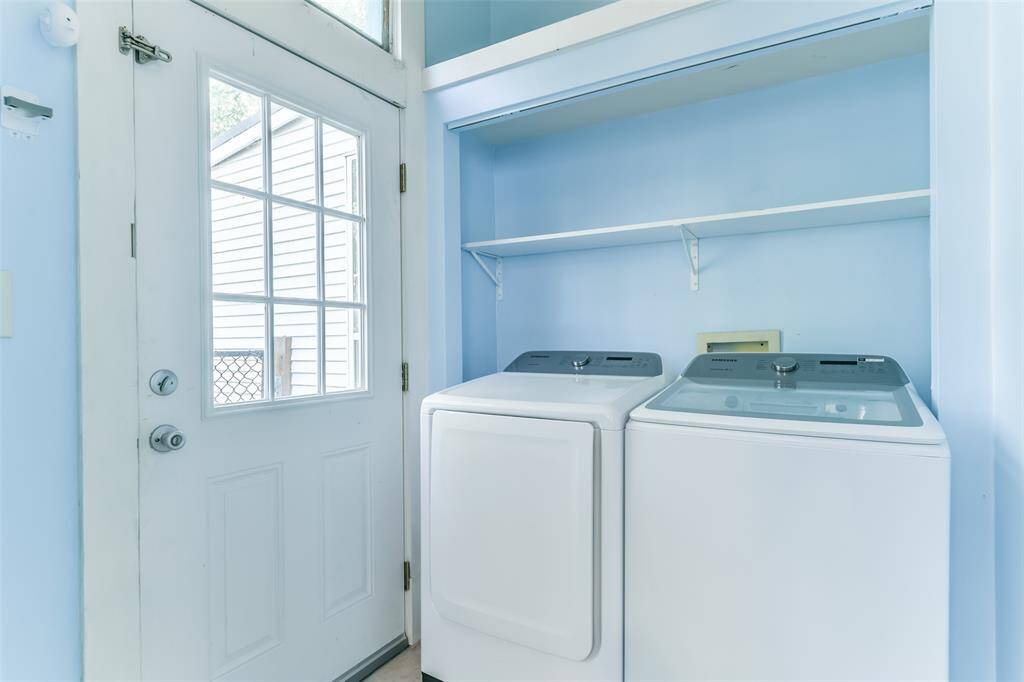Utility room off the kitchen.
