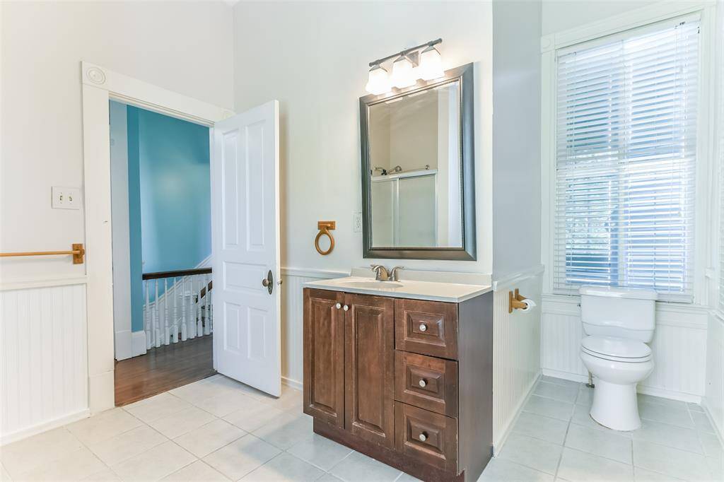 The 3rd full bath which sits on the second floor.