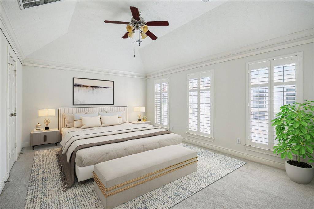 Primary Bedroom Virtually Staged