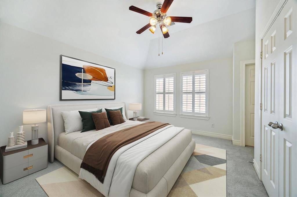 Secondary Bedroom Virtually Staged