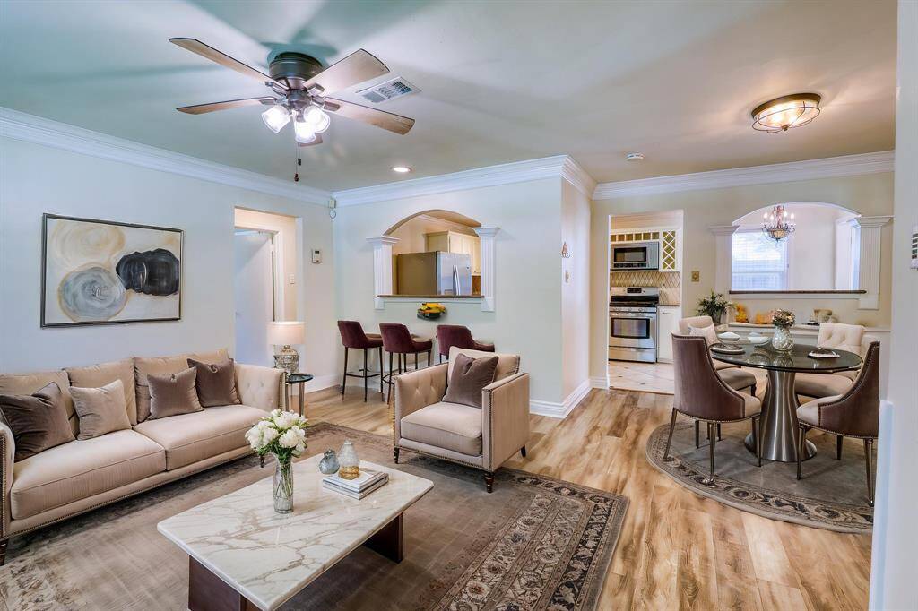 Living/Dining Decor Idea