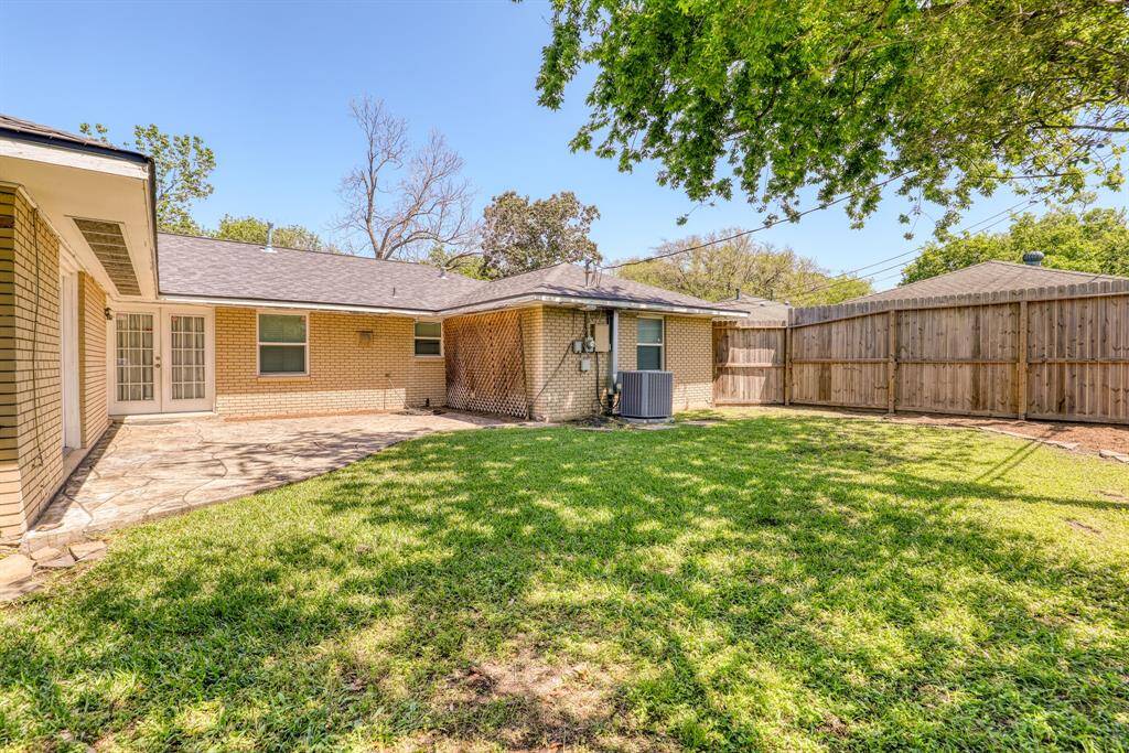 Fenced Back yard