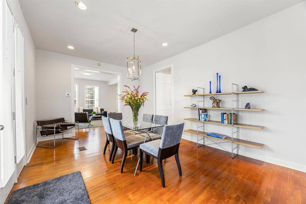 This would make a great home office space with access to the living room and kitchen.