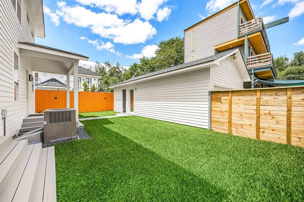 Fully sodded back yard with plenty of space to make this your outdoor oasis.