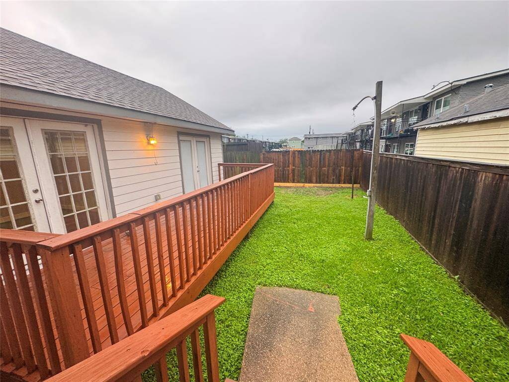 Backyard view