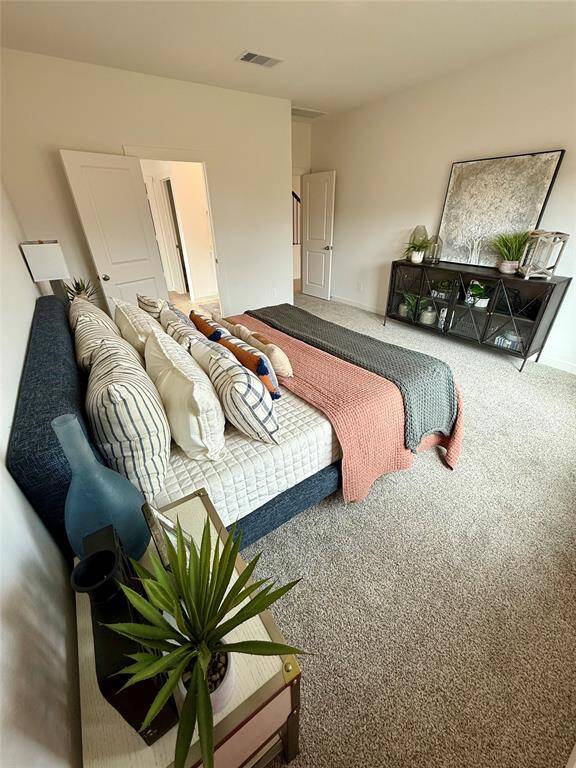 Expansive loft ideal for a cozy second living area.