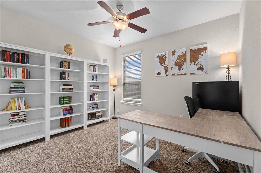 The fourth bedroom offers a similar spacious layout as the third bedroom.