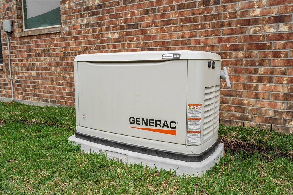 This generator was installed this year with soft start modifications to the AC system to ensure your comfort, safety and convenience.  The generator comes with a 5-year manufacturer warranty.