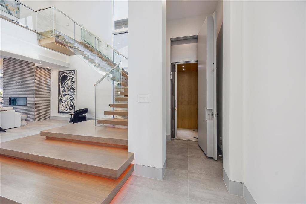 Elevator access to all three floors