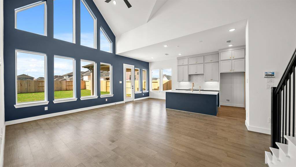 *REPRESENTATIONAL PHOTO* Wow! The Stunning Model Like Navy Accent Wall Brings This Masterpiece Together with Perfection!