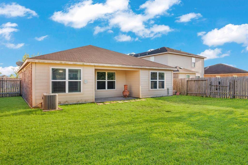 Large backyard