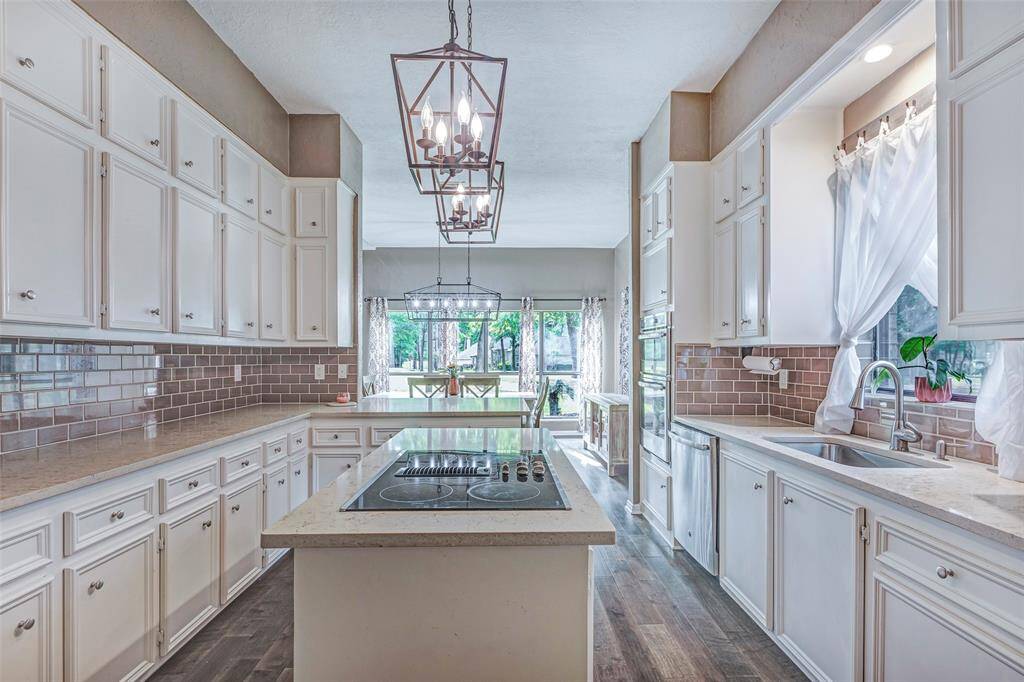 Fantastic storage in this nicely updated kitchen.
