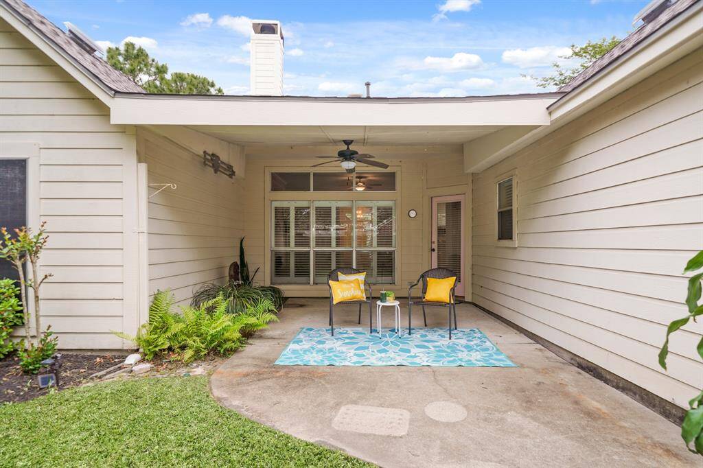 Unwind in the evenings on your quiet private patio.