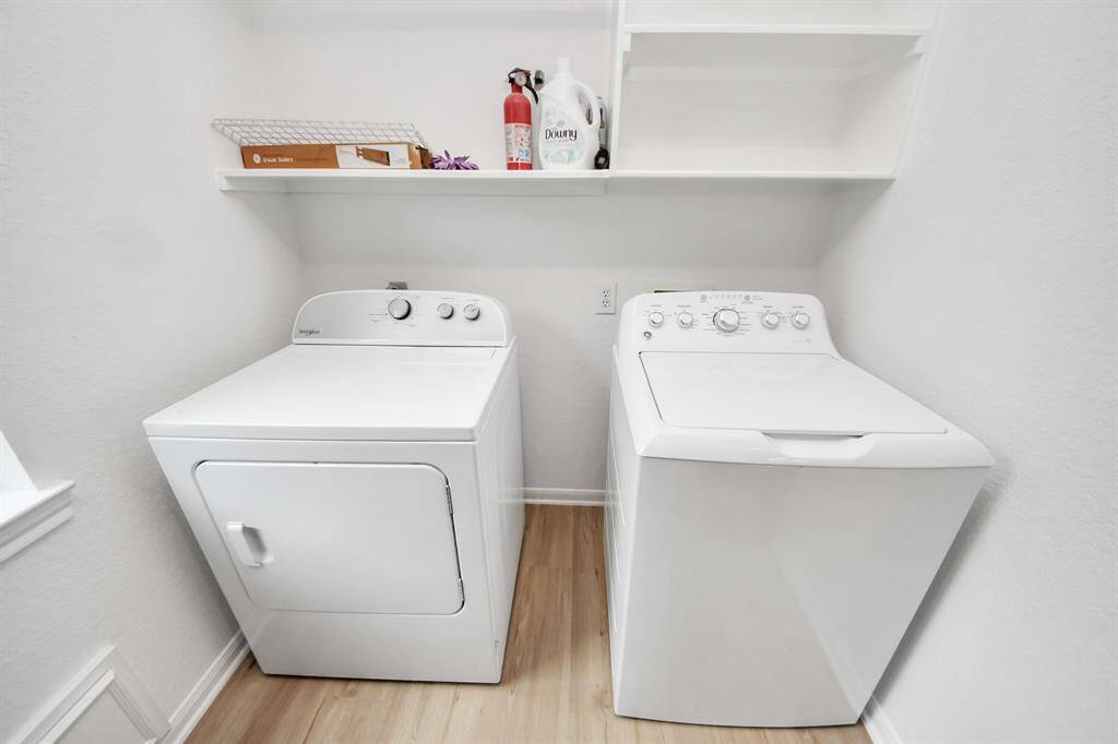 Laundry room off the kitchen