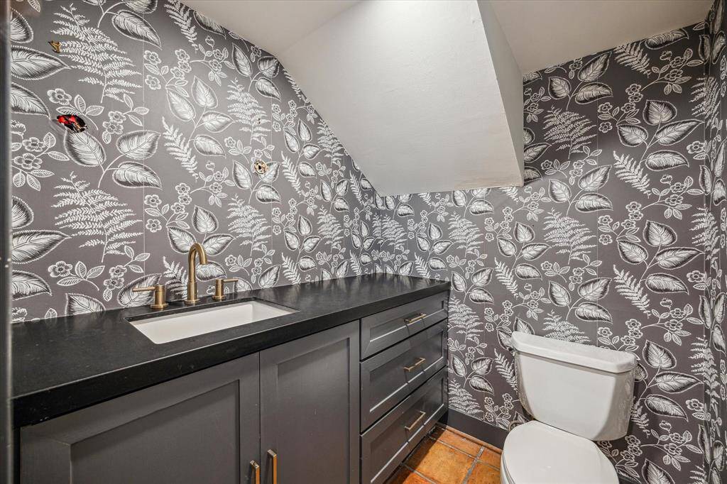 Downstairs powder room