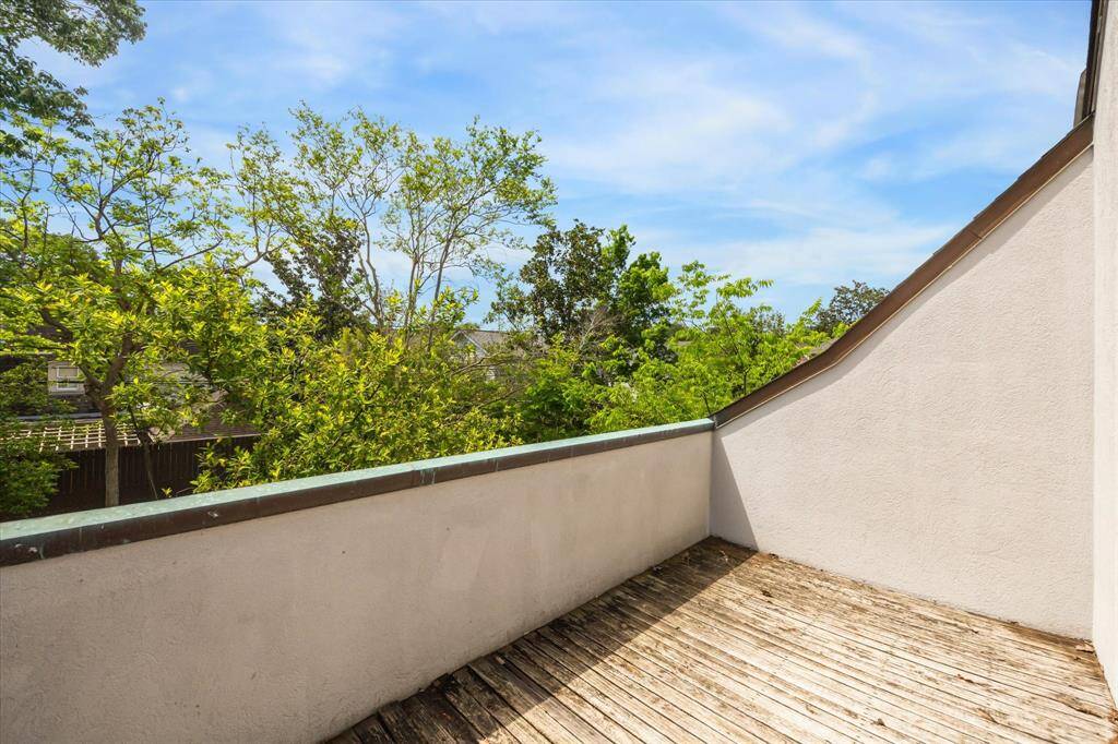 Balcony off primary bedroom
