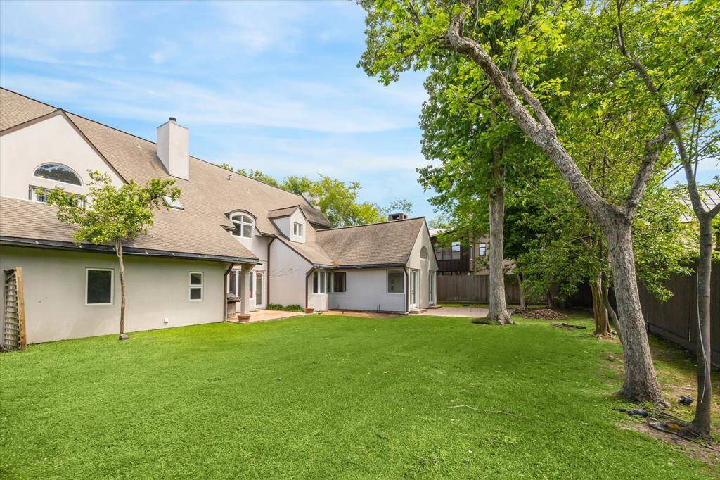 Enormous backyard