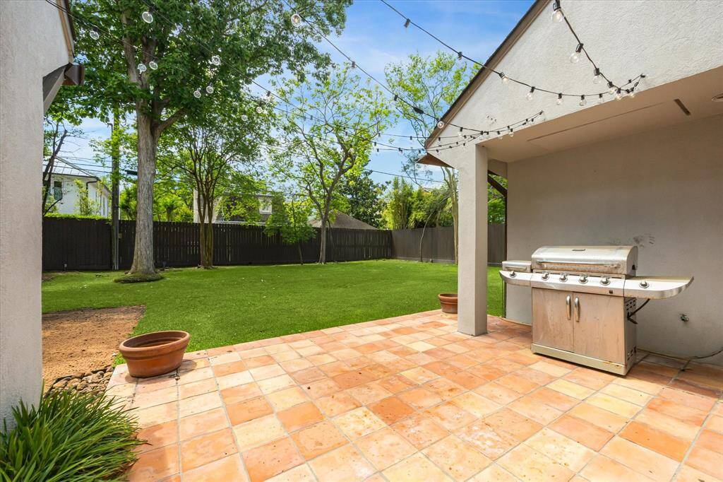 Patio off of family room