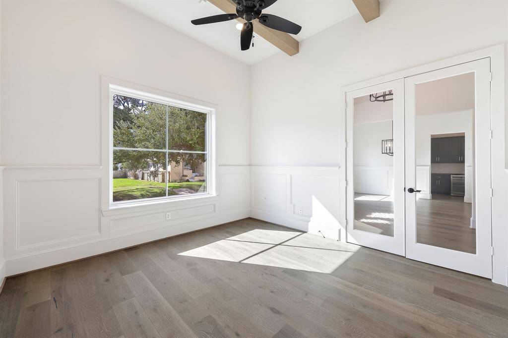 Home office in first floor
