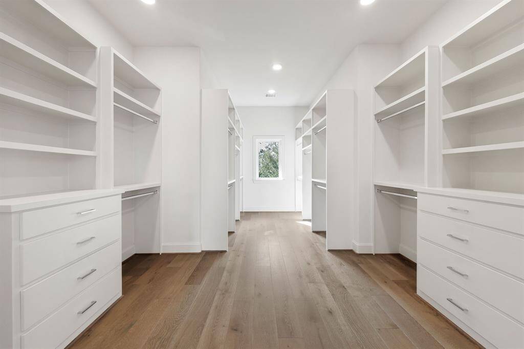 Massive master closet