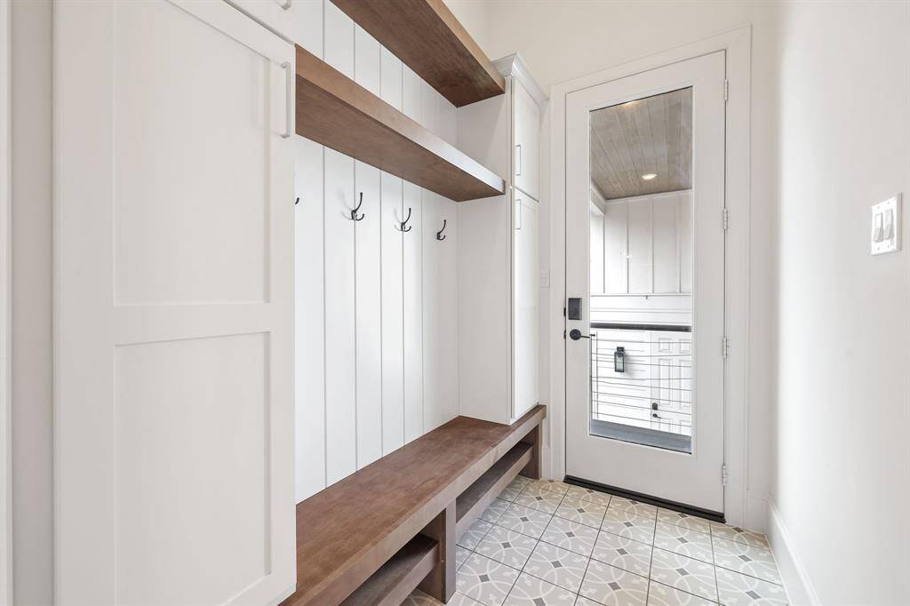 Backdoor mud room entry