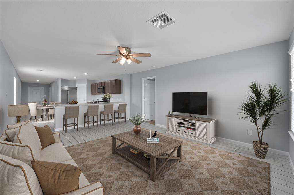 Virtually staged Photo for furniture placement ideas