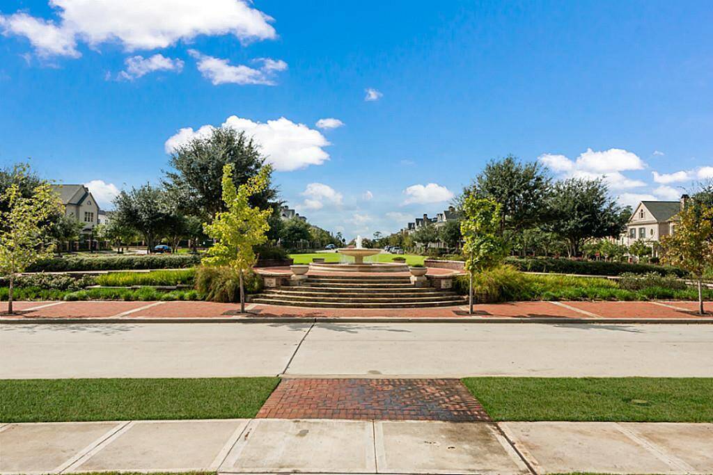 View of the beautiful park located across from the town home.