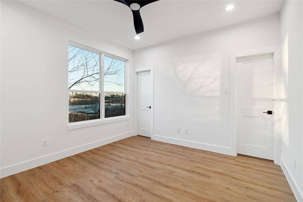 The secondary bedrooms are also aligned with dual windows and each room is connected to a full bath.