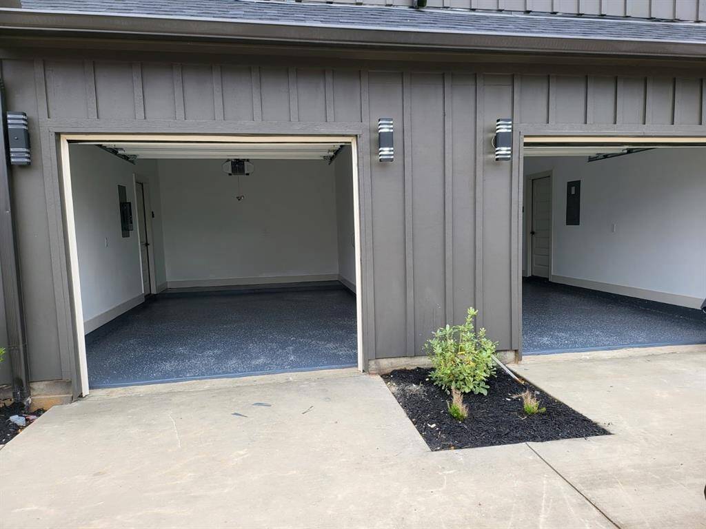 Epoxy floor garages