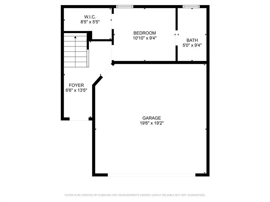 First floor plan.