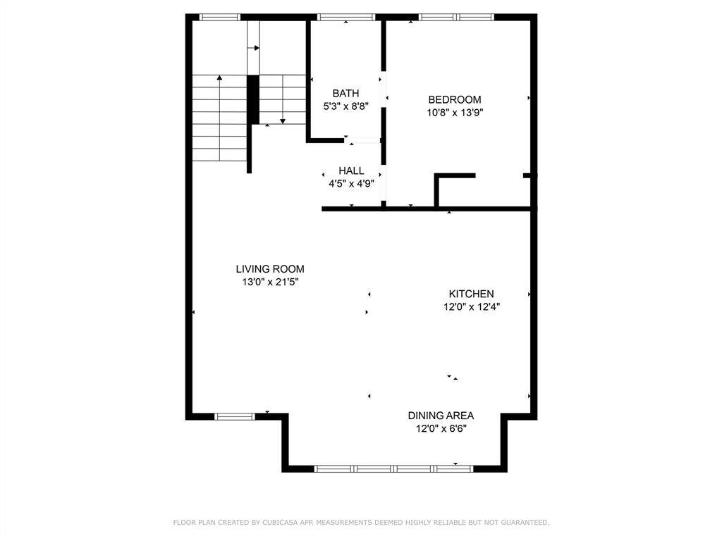 Second floor plan.