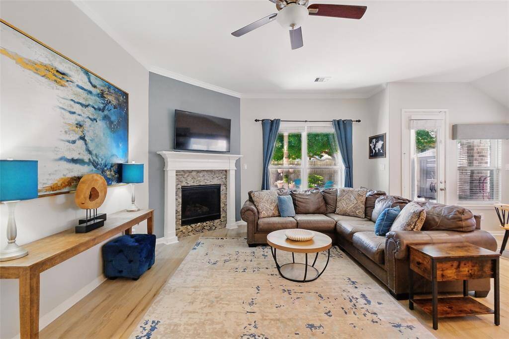 Light filled living room.