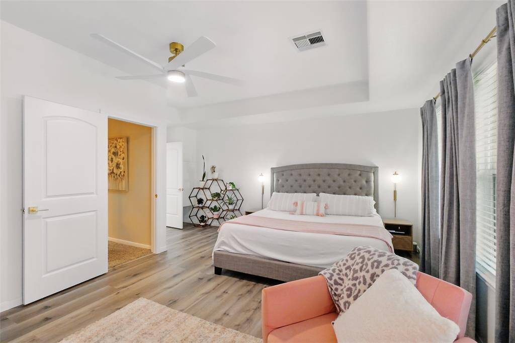 But wait! There is more...Upstairs is a thougtfully designed bedroom retreat as well!