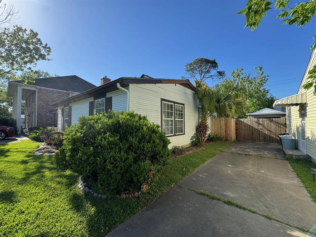 East side of home