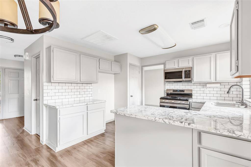 Tons of Prep space on these premium granite counter tops