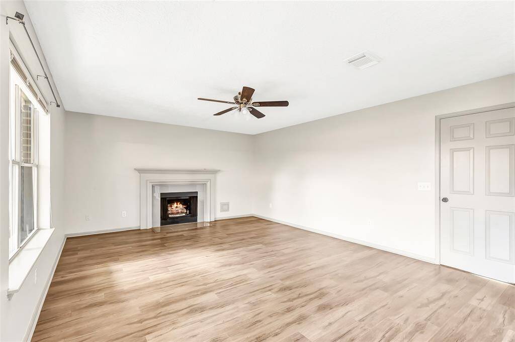 Family room big enough for a large sectional