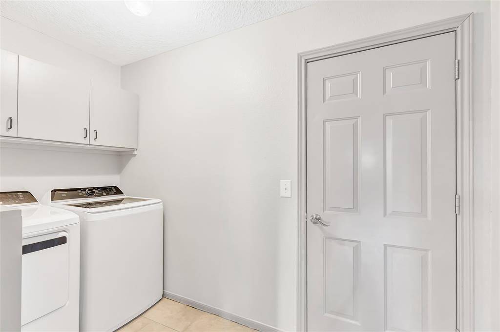 Laundry room inside house