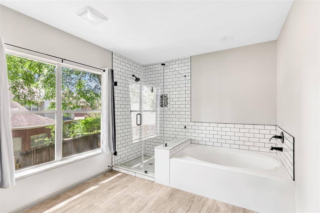 Beautiful custom subway tile.