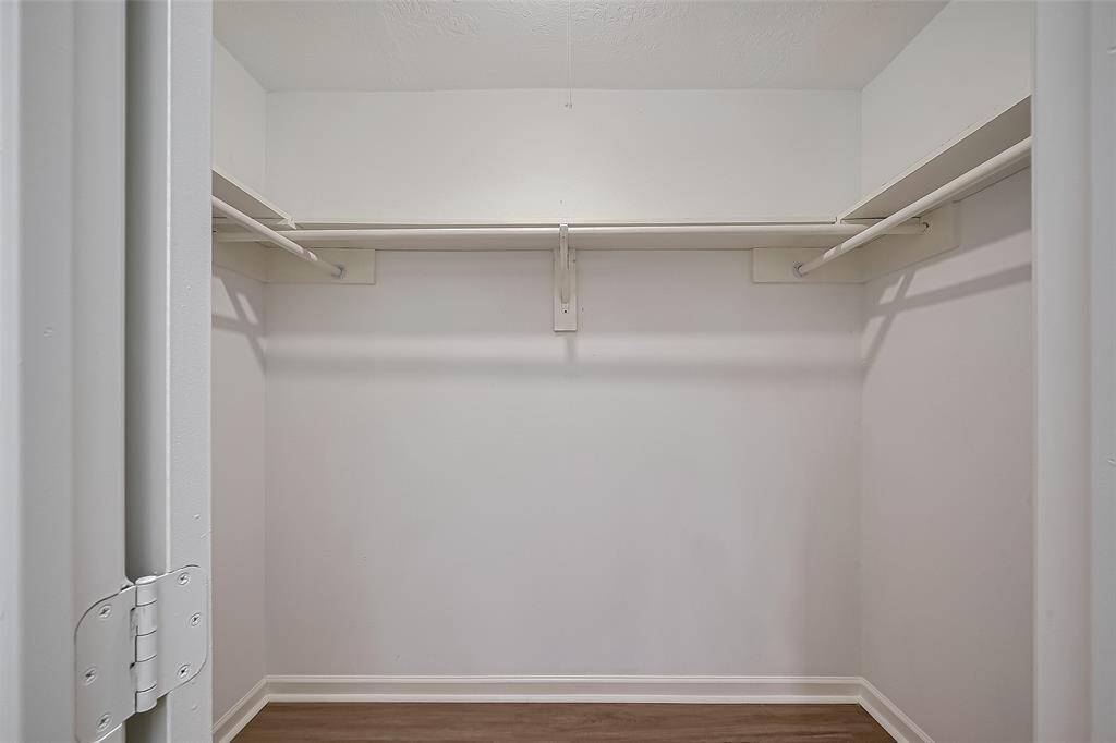 More than just storage, this full-entry closet features custom shelving and hanging space designed for ease and organization—ideal for keeping everything within reach and in order.