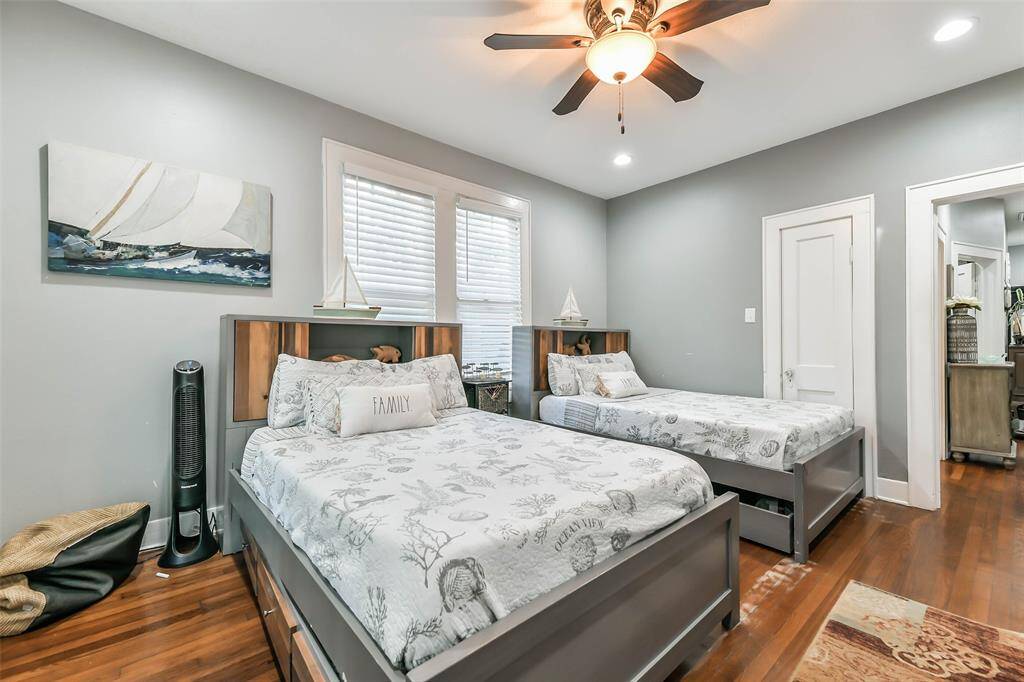 Bedroom #2 is located at the front of the home.