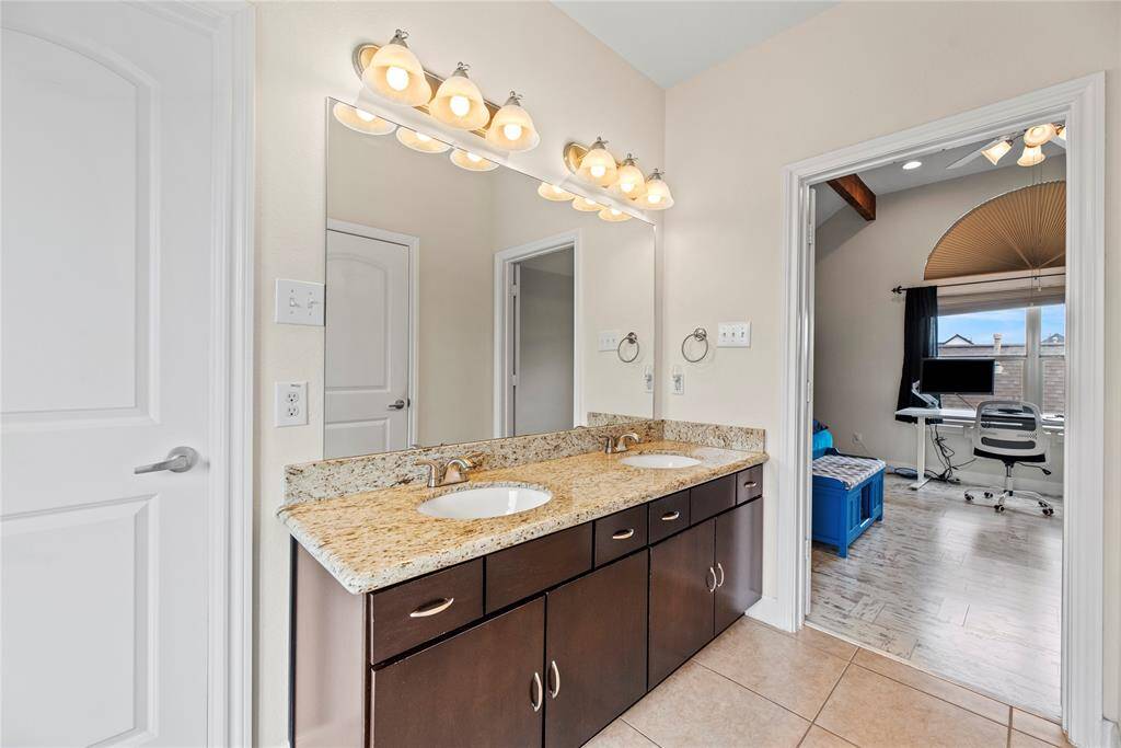 This elegantly designed space combines both functionality and style, transforming your daily routine into a spa-like experience.