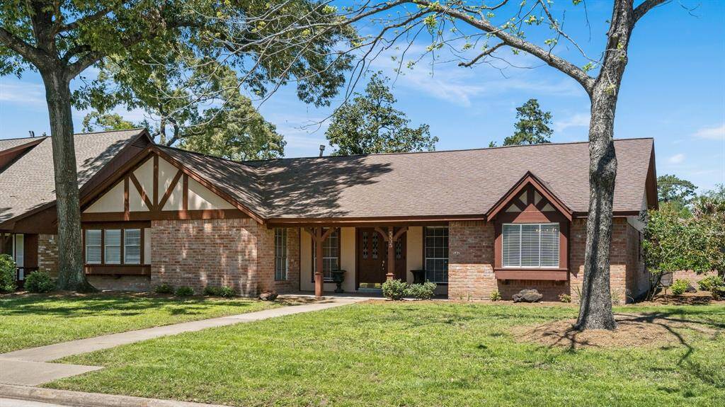 Large front yard.