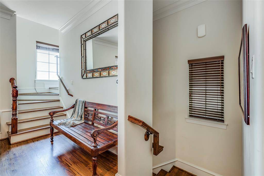 Stairs to second floor