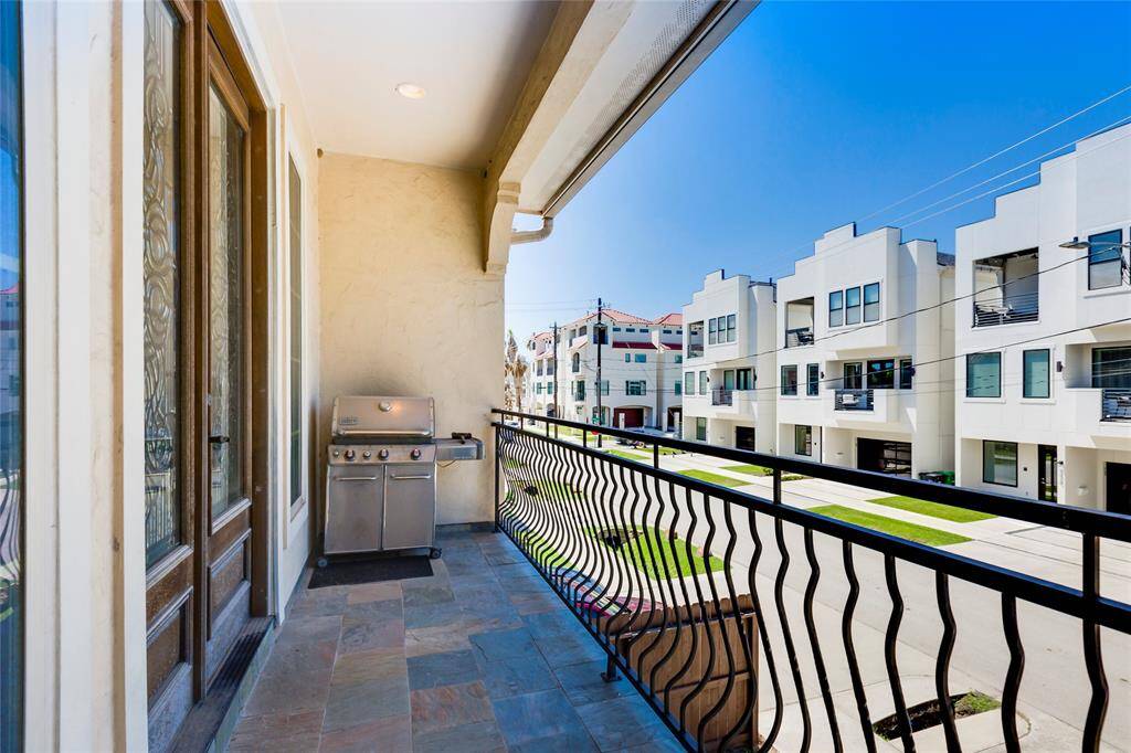 First floor patio