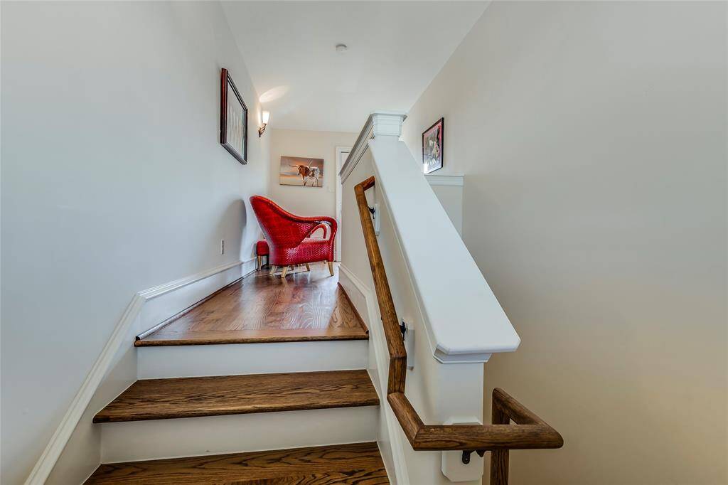 Stairs to fourth floor