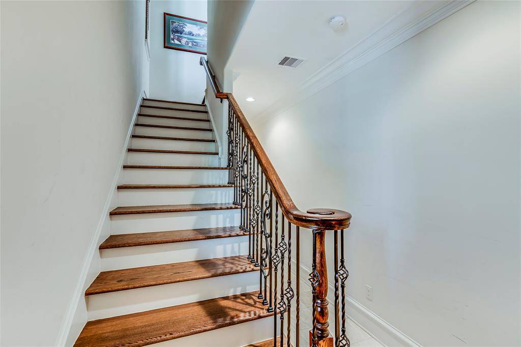 Stairs up to first floor